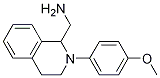 (2-(4-Methoxyphenyl)-1,2,3,4-tetrahydroisoquinolin-1-yl)MethanaMine 结构式