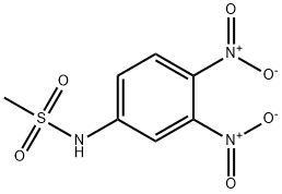 Methanesulfonamide, N-(3,4-dinitrophenyl)- Struktur
