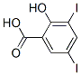 3,5-Di-Iodo Salicylic acid Struktur