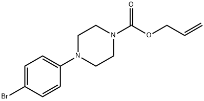 ALLYL 4-(4-BROMOPHENYL)PIPERAZINE-1-CARBOXYLATE, 1133115-38-4, 结构式