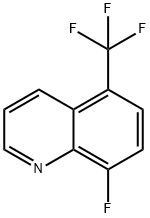 8-FLUORO-5-(TRIFLUOROMETHYL)QUINOLINE,1133115-99-7,结构式