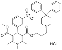 (+/-)-NIGULDIPINE HYDROCHLORIDE Structure