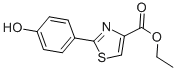 2-(4-羟基苯基)-噻唑-4-甲酸乙酯, 11334-60-4, 结构式