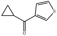 シクロプロピル3-チエニルケトン 化学構造式