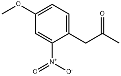 1-(4-甲氧基-2-硝基苯基)丙-2-酮 结构式