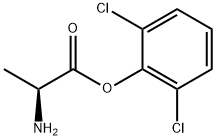 alanine 2,6-dichlorophenyl ester Structure