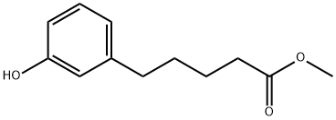 Benzenepentanoic acid, 3-hydroxy-, Methyl ester,113379-11-6,结构式