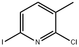 2-氯-6-碘-3-甲基吡啶,1133961-30-4,结构式