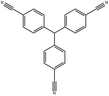 4,4',4''-メチリジントリスベンゾニトリル (LETROZOLE IMPURITY) 化学構造式