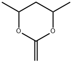 4,6-ジメチル-2-メチレン-1,3-ジオキサン 化学構造式