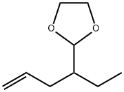 1,3-Dioxolane,  2-(1-ethyl-3-butenyl)-  (9CI),113419-41-3,结构式