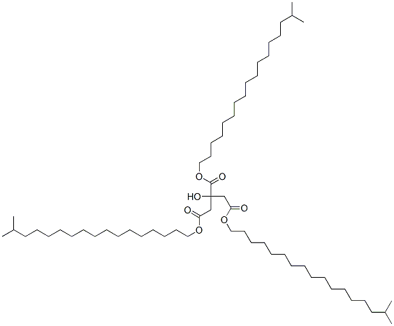 三异硬脂醇柠檬酸酯, 113431-54-2, 结构式