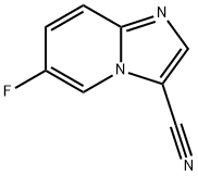 6-氟咪唑并[1,2-A]吡啶-3-甲腈, 1134327-96-0, 结构式