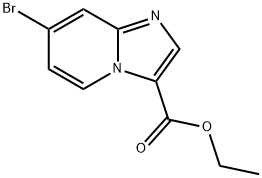 7-溴咪唑并[1,2-A]吡啶-3-羧酸乙酯,1134327-98-2,结构式