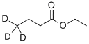 酪酸エチル‐4,4,4‐D3 化学構造式