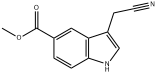 methyl 3-(cyanomethyl)-1H-indole-5-carboxylate|113438-59-8