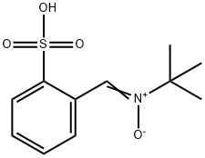 N-tert-butyl-(2-sulfophenyl)nitrone 化学構造式