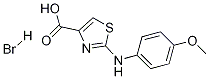 2-((4-Methoxyphenyl)aMino)thiazole-4-carboxylic acid hydrobroMide Struktur
