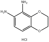 1,4-benzodioxin-5,6-diamine, 2,3-dihydro- Structure