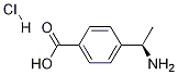(R)-4-(1-aMinoethyl)benzoic acid (Hydrochloride) Structure