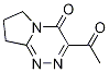3-acetyl-7,8-dihydro-Pyrrolo[2,1-c][1,2,4]triazin-4(6H)-one 化学構造式