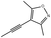Isoxazole, 3,5-dimethyl-4-(1-propynyl)- (9CI),113479-03-1,结构式