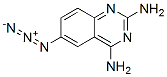 2,4-diamino-6-azidoquinazoline Struktur