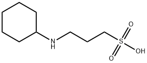 3-シクロヘキシルアミノプロパンスルホン酸 化学構造式