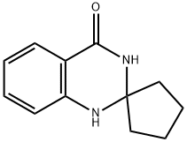 4-螺[1,3-二氢喹唑啉-2,1'-环戊烷]酮 结构式