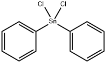 ジフェニルジクロロすず(IV) 化学構造式