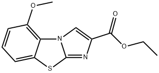 5-METHOXYIMIDAZO[2,1-B]BENZOTHIAZOLE-2-CARBOXYLIC ACID ETHYL ESTER,113508-94-4,结构式