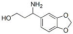 3-氨基-3-(1,3-苯并二氧杂环戊烯-5-YL)-1-丙醇, 113511-45-8, 结构式
