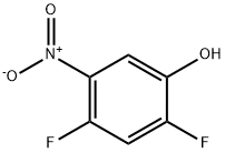 2,4-Difluoro-5-nitrophenol Struktur