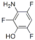 Phenol,  3-amino-2,4,6-trifluoro- Structure