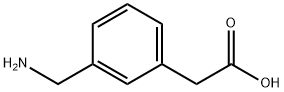 3-AMINOMETHYL-PHENYLACETIC ACID Structure