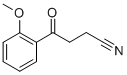 4-(2-メトキシフェニル)-4-オキソブタンニトリル 化学構造式