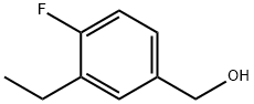 (3-ethyl-4-fluorophenyl)Methanol 化学構造式