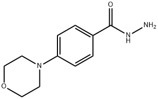 4-morpholinobenzohydrazide Struktur