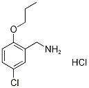 (5-chloro-2-propoxyphenyl)methanamine hydrochloride Structure