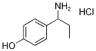 4-(1-aminopropyl)phenol hydrochloride Structure