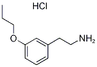 2-(3-丙氧基苯基)乙-1-胺盐酸盐 结构式