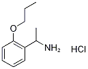 1-(2-propoxyphenyl)-1-ethanamine hydrochloride Struktur