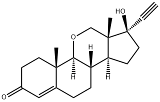 17-ethinyl-11-oxatestosterone Structure