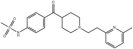 113558-89-7 N-[4-[[1-[2-(6-METHYL-2-PYRIDINYL)ETHYL]-4-PIPERIDINYL]CARBONYL]PHENYL]METHANESULFONAMIDE DIHYDROCHLORIDE