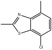 Benzothiazole, 7-chloro-2,4-dimethyl- (9CI) Struktur