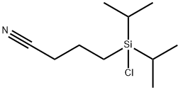 (3-氰丙基)二异丙基氯硅烷,113641-37-5,结构式