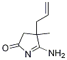 5-aMino-3,4-dihydro-4-Methyl-4-(2-propen-1-yl)-2H-Pyrrol-2-one 结构式