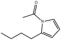 1H-Pyrrole, 1-acetyl-2-butyl- (9CI) 化学構造式