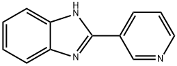 2-(3-吡啶基)苯并咪唑 结构式