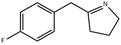 5-[(4-Fluorophenyl)methyl]-3,4-dihydro-2H-pyrrole 结构式